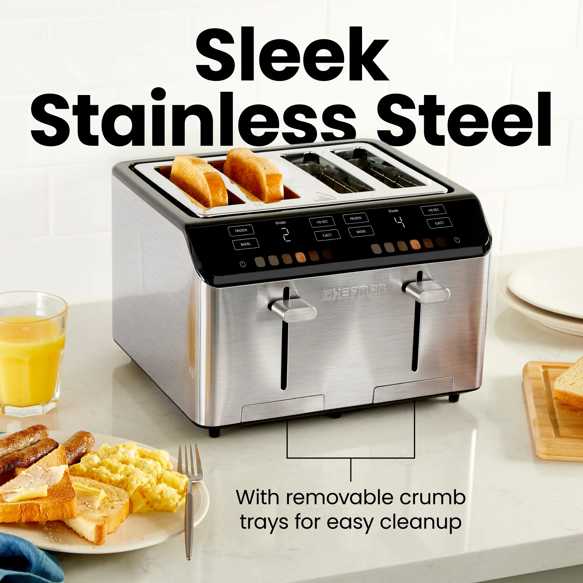Smart Touch™ 4 Slice Digital Toaster - Image 6