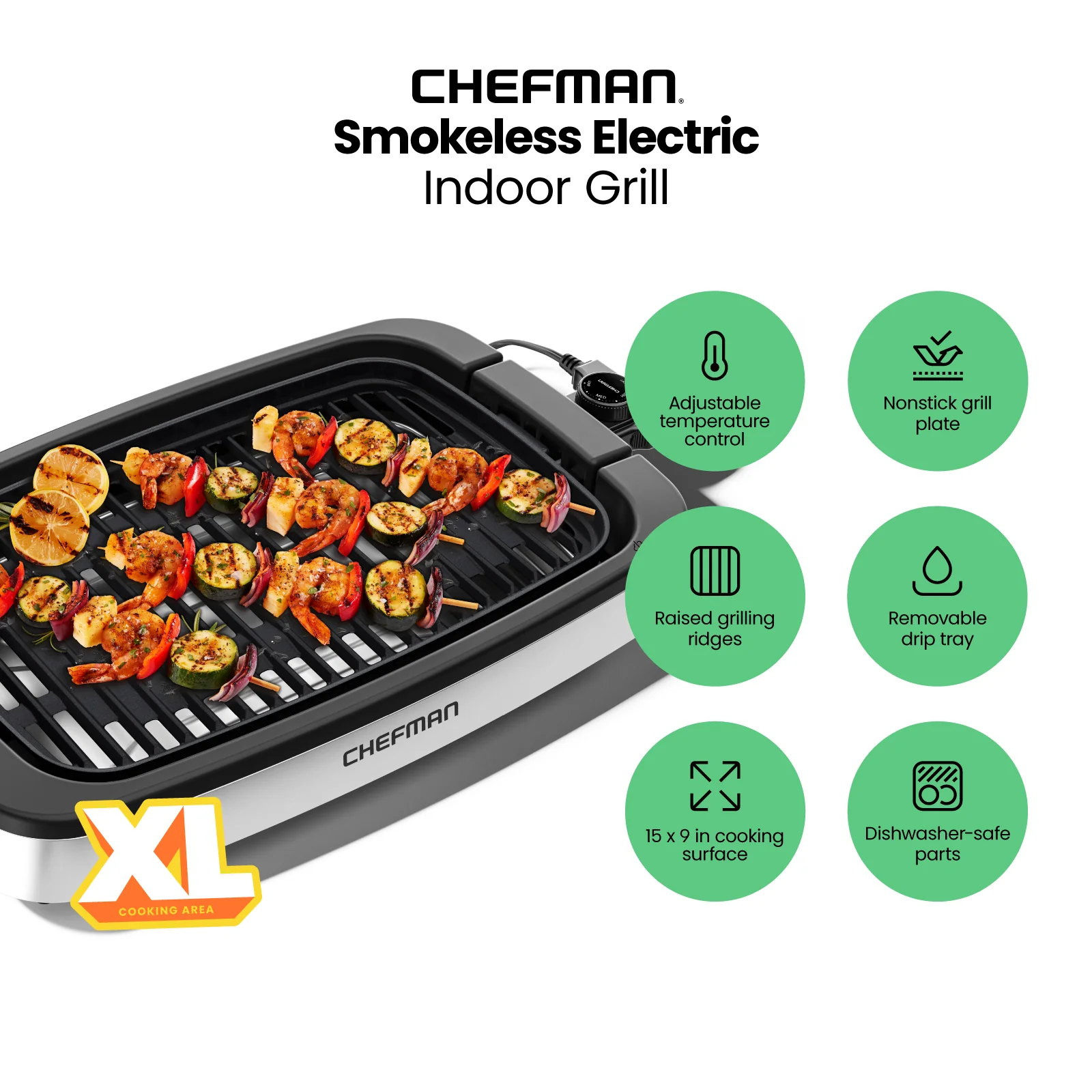 Smokeless Indoor Grill - Stainless Steel - Image 2