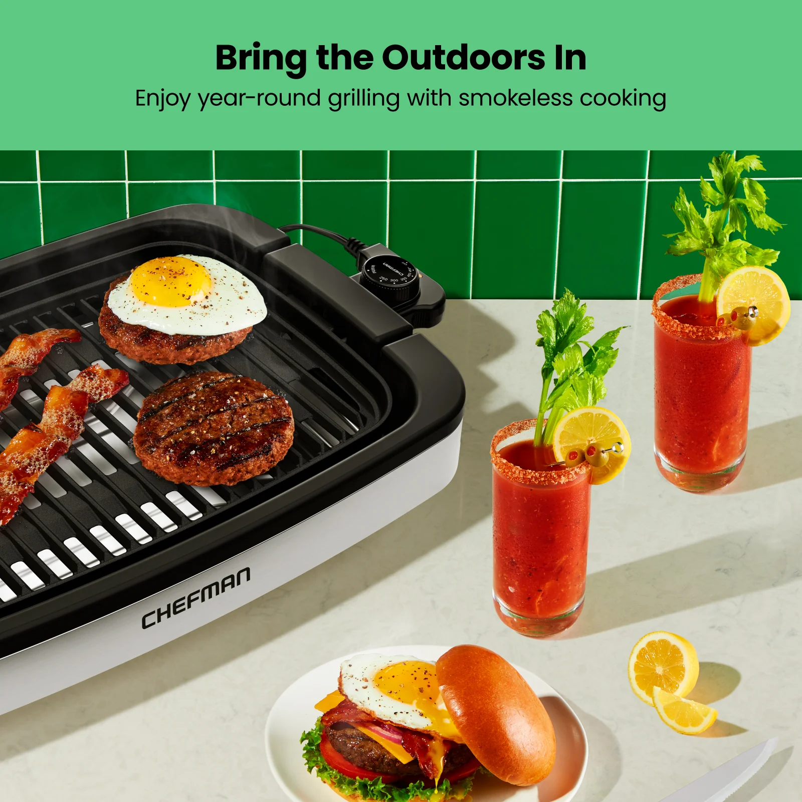 Smokeless Indoor Grill - Stainless Steel - Image 3