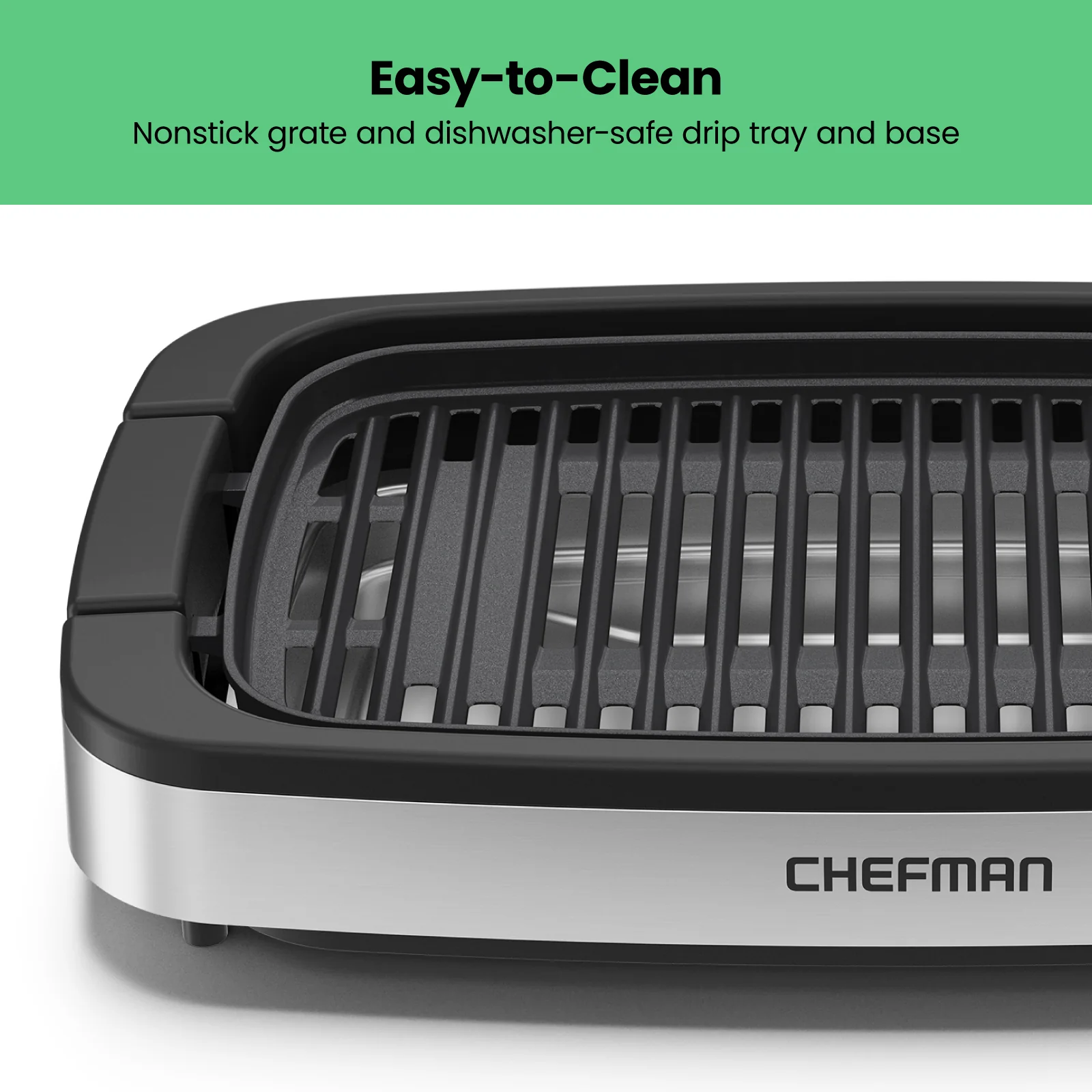 Smokeless Indoor Grill - Stainless Steel - Image 6