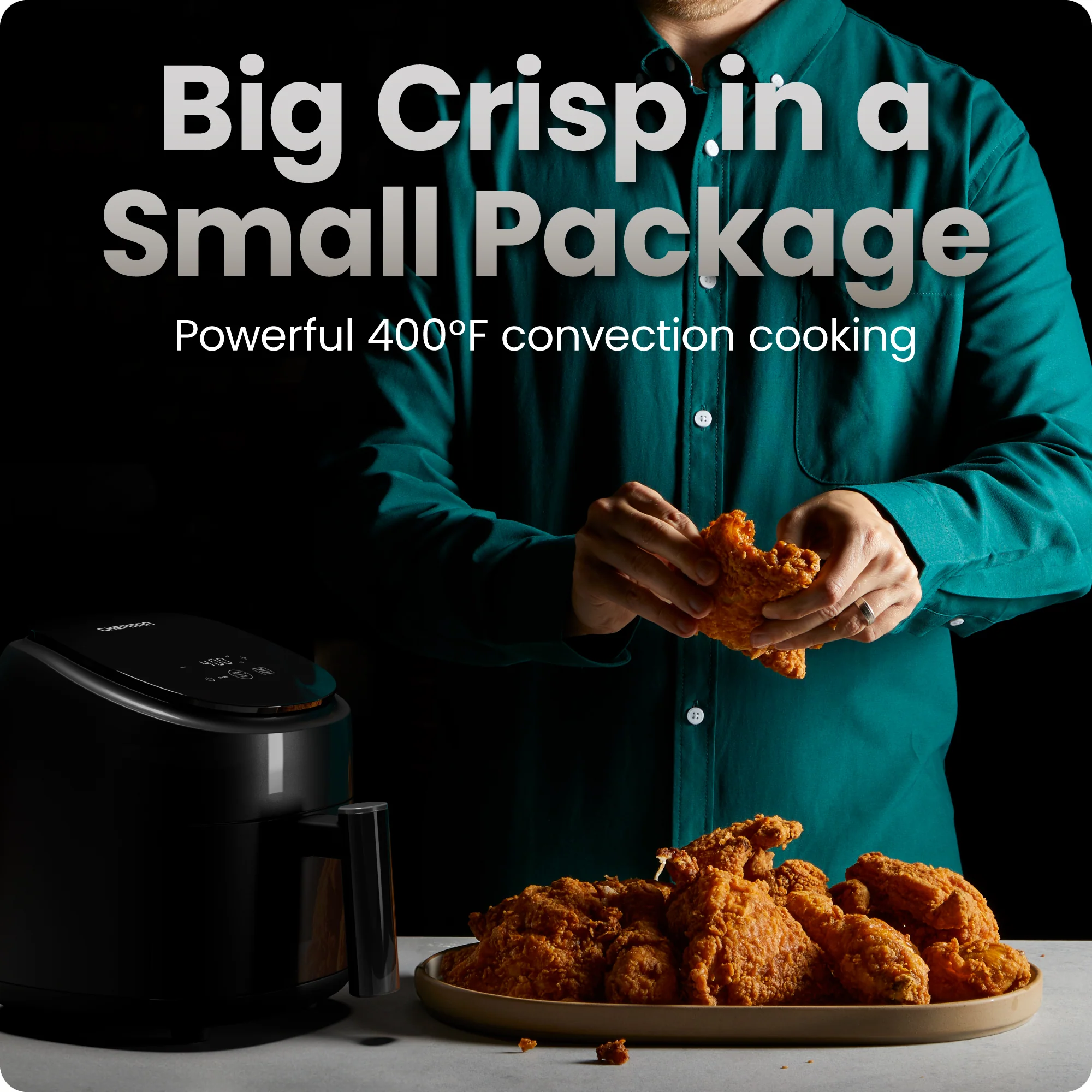 TurboFry 2-Quart Digital Air Fryer - Image 3