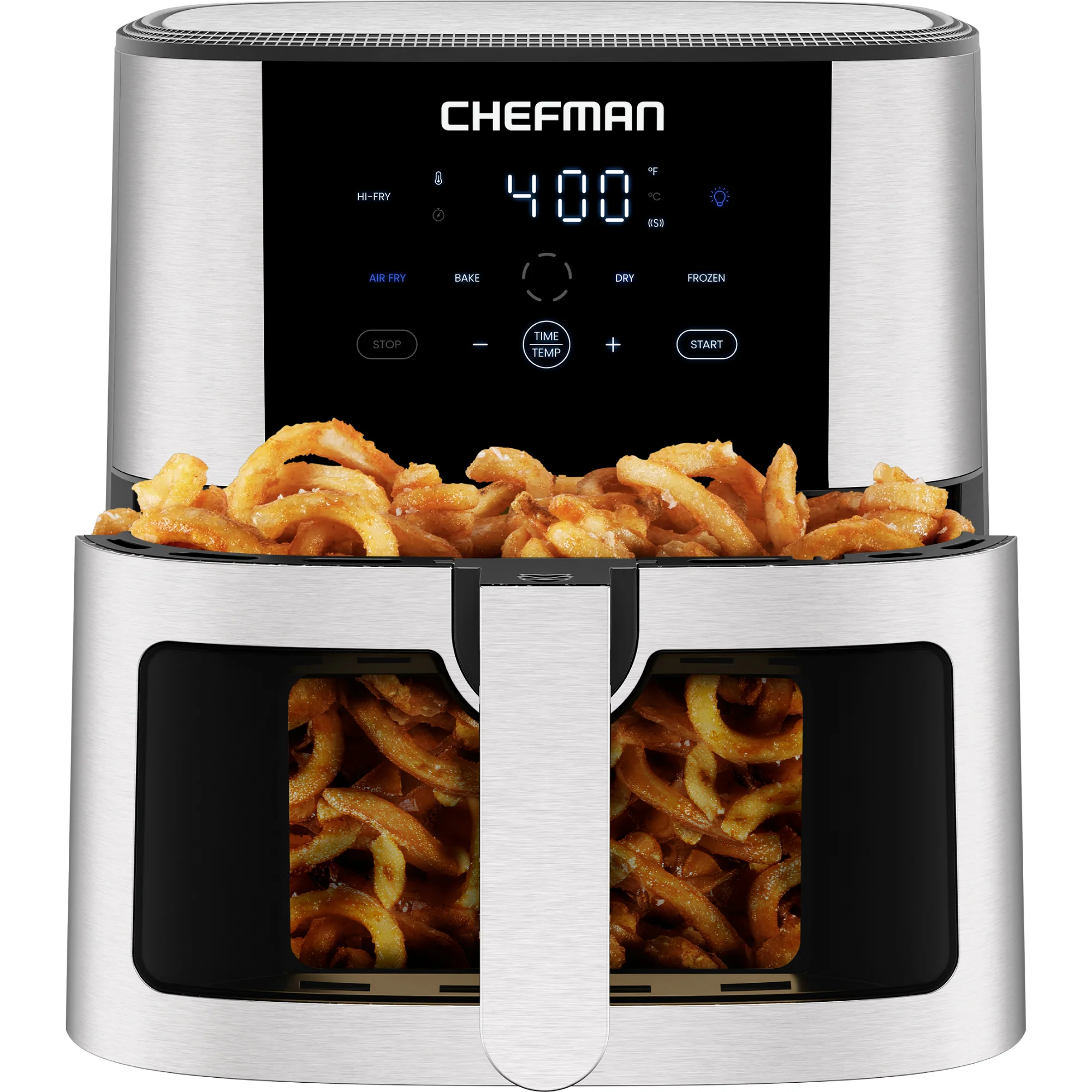 Turbofry Easy View 8 Qt. Stainless Steel Air Fryer