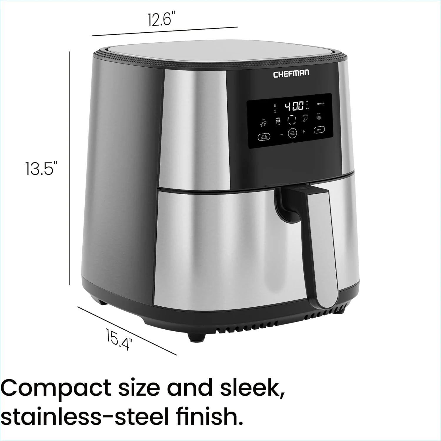 TurboFry Touch Stainless-Steel Air Fryer - Image 9