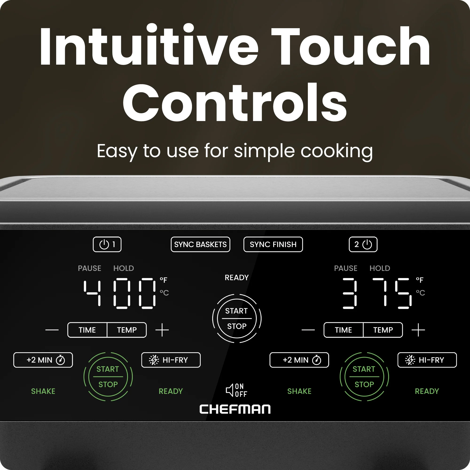 TurboFry Touch 6 Qt. Dual-Window Air Fryer - Image 7