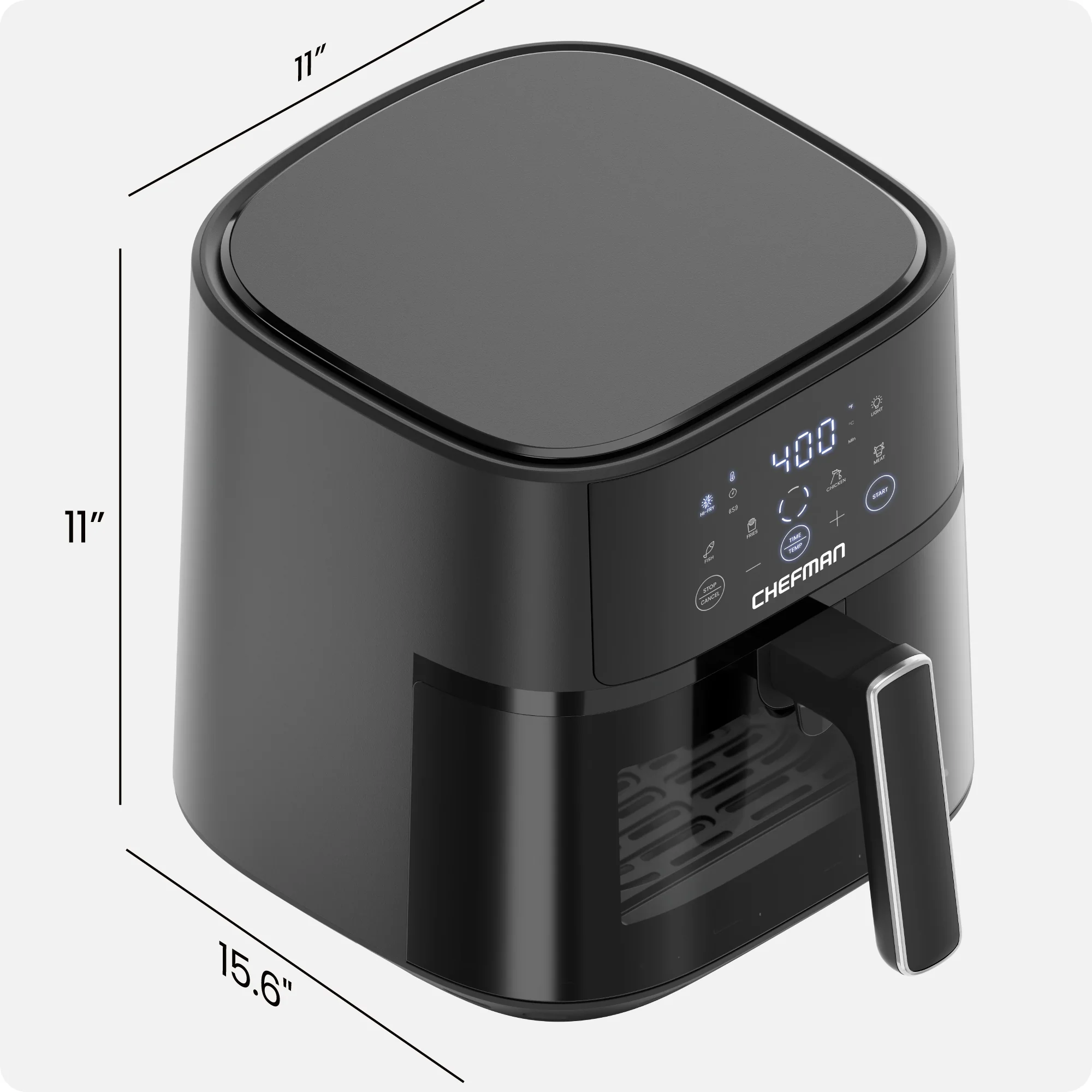 TurboFry Touch 6-Quart Easy-View Air Fryer - Image 4